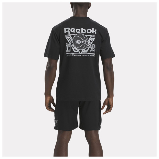 Reebok Ανδρική κοντομάνικη μπλούζα Basketball Seasonal Grsphic Tee